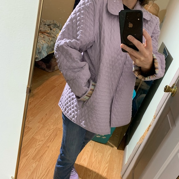 Weatherproof Lilac quilted jacket zip pockets XL - Picture 5 of 6